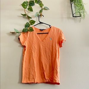 Ralph Lauren peach V-neck